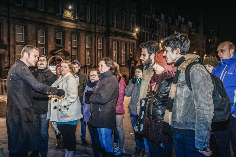 Edinburgh: Late Night Underground Vaults Terror Tour Exploring The Royal Mile