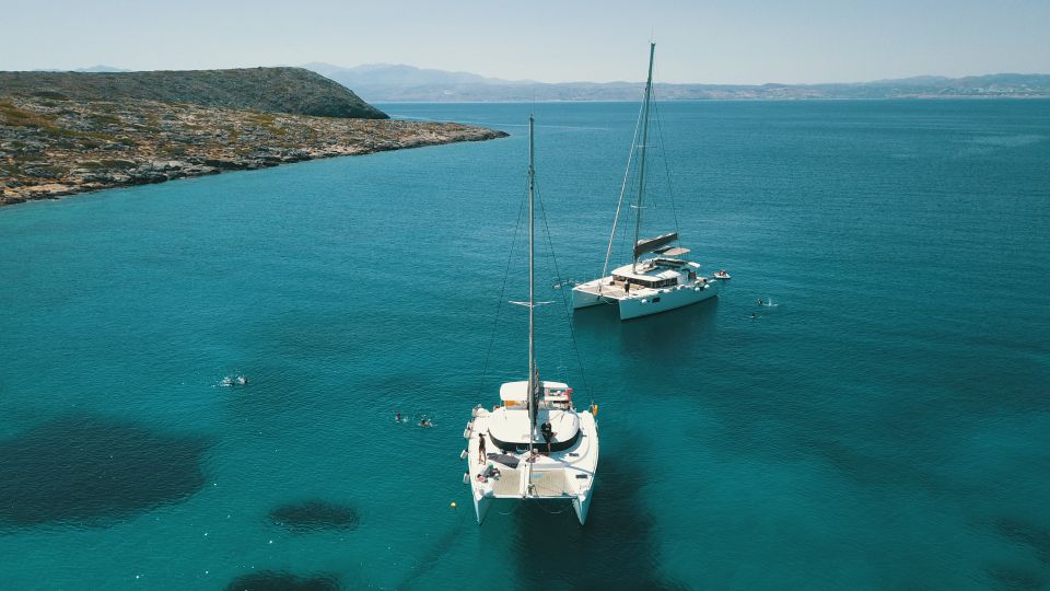 Elounda: Private Catamaran Trip With Food and Drinks - Trip Overview