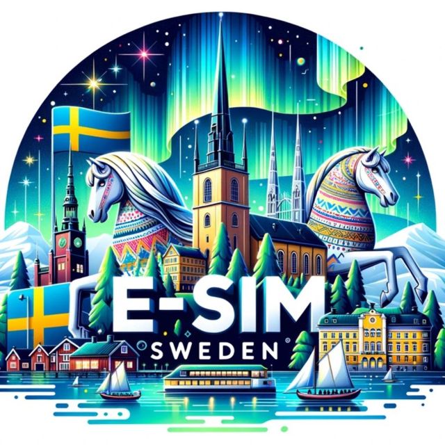 Esim for Sweden - Unlimited Data - Unlimited Data in Sweden