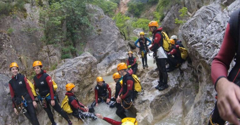 From Athens: Agios Loukas Gorge Canyoning Experience Activity Overview