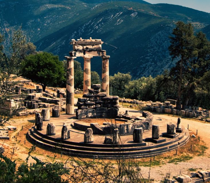 From Athens: Private Minibus Road Trip To Delphi Explore The Ancient Greek Heritage