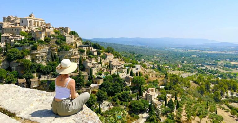 From Avignon: Luberon Villages Guided Trip With Wine Tasting Exploring Picturesque Luberon Villages