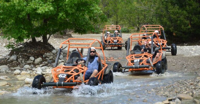 From Belek: Fully Combo Zipline, Quad Safari, Rafting, Lunch Experience Thrilling Outdoor Activities