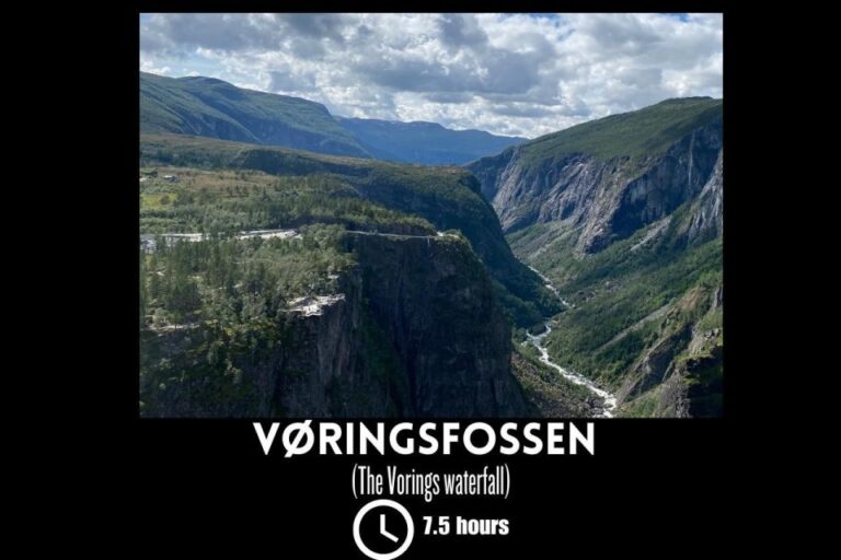 From Bergen: Private Vorings Waterfall Day Trip Tour Overview