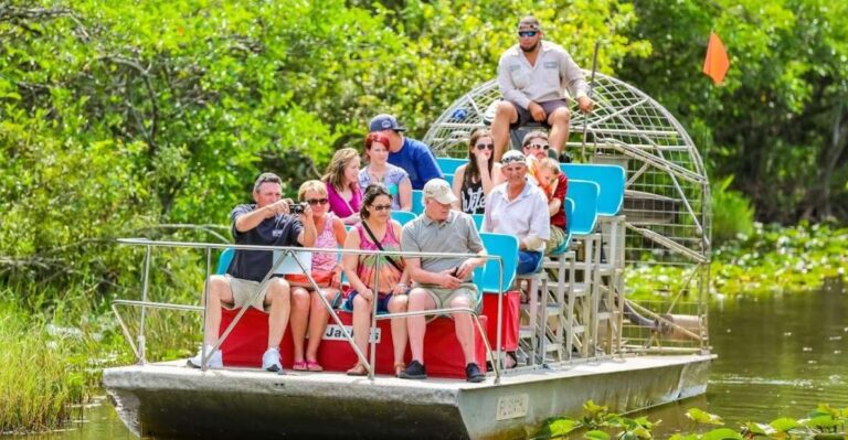 From Miami: Everglades Wildlife Show, Airboat & Bus Transfer Tour Overview