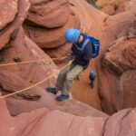 From Moab: Rock Of Ages Moderate Rappelling Obstacle Course Experience Overview