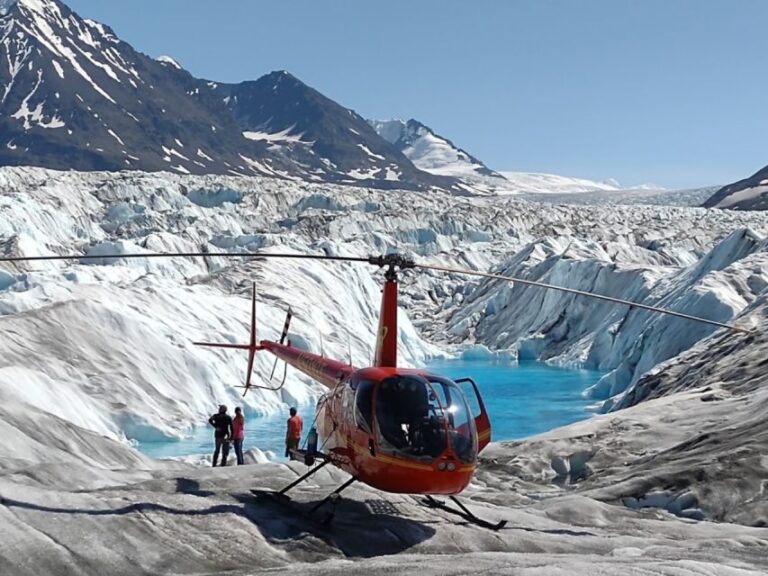 From Palmer: Knik Glacier Helicopter Tour Overview Of Knik Glacier Tour