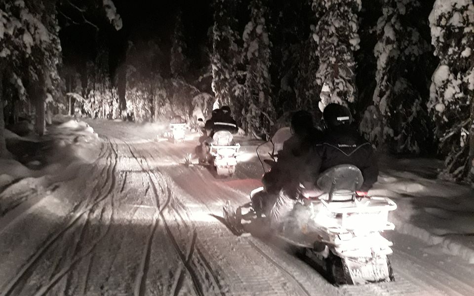 From Rovaniemi: Night Snowmobile Safari - Overview of the Night Snowmobile Safari