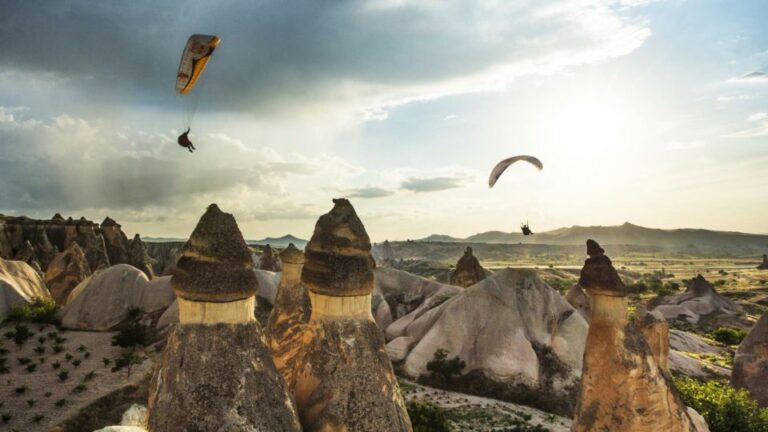 From Urgup/goreme: Cappadocia Tandem Paragliding & Transfer Activity Overview