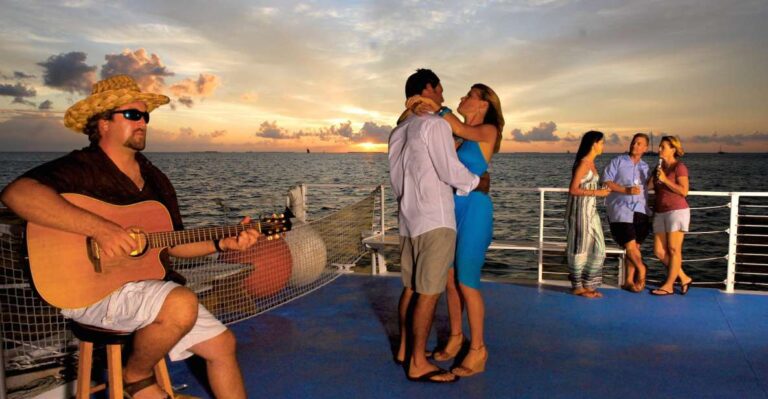 Key West: Sunset Party Cruise By Catamaran Activity Overview