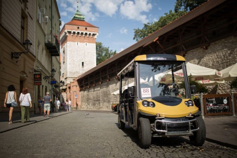 Krakow: City Tour Of 3 Districts By Electric Car Itinerary Highlights