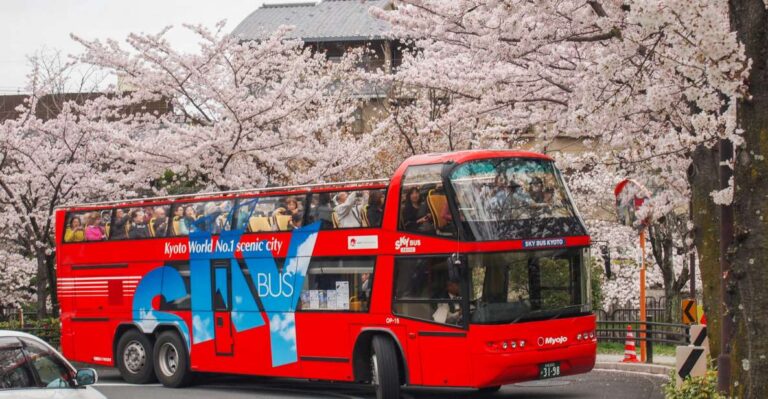 Kyoto: Hop On Hop Off Sightseeing Bus Ticket Ticket Information