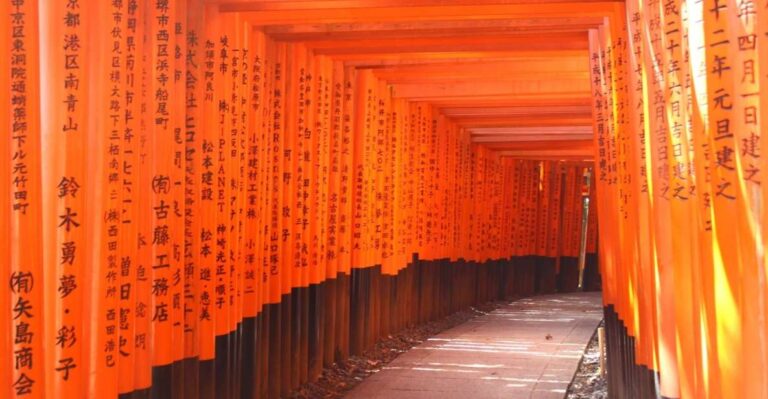 Kyoto/kobe/osaka: Arashiyama And Fushimi Inari Private Tour Tour Overview