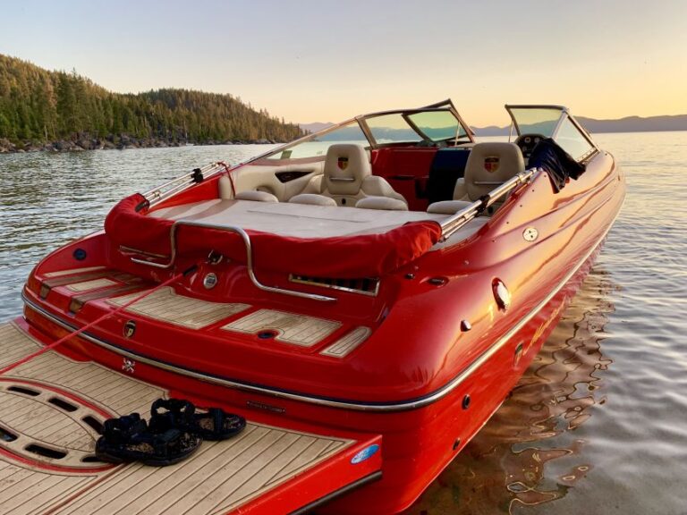 Lake Tahoe: Private Power Boat Charter 4 Hour Tour Tour Overview