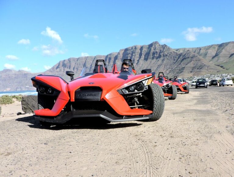 Lanzarote: 3 Hour Guided 3 Wheeled Roadster Tour Tour Overview