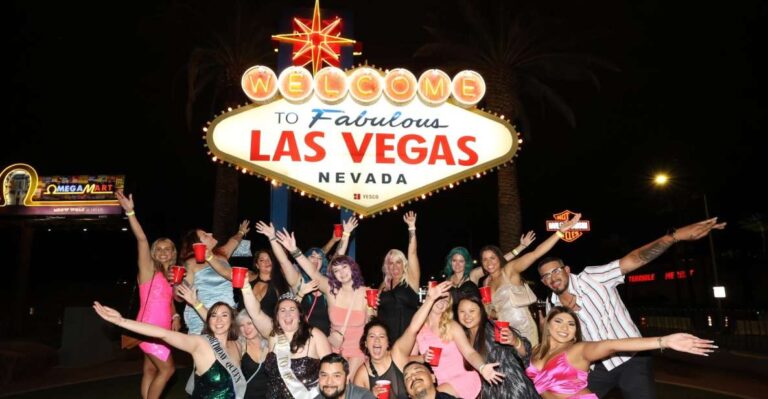 Las Vegas: Club Crawl By Party Bus W/ Free Drinks Activity Description