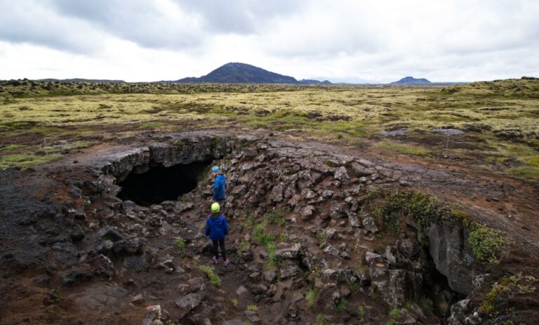 Leidarendi Cave: Lava Tunnel Caving From Reykjavik Caving Experience In Leidarendi Cave