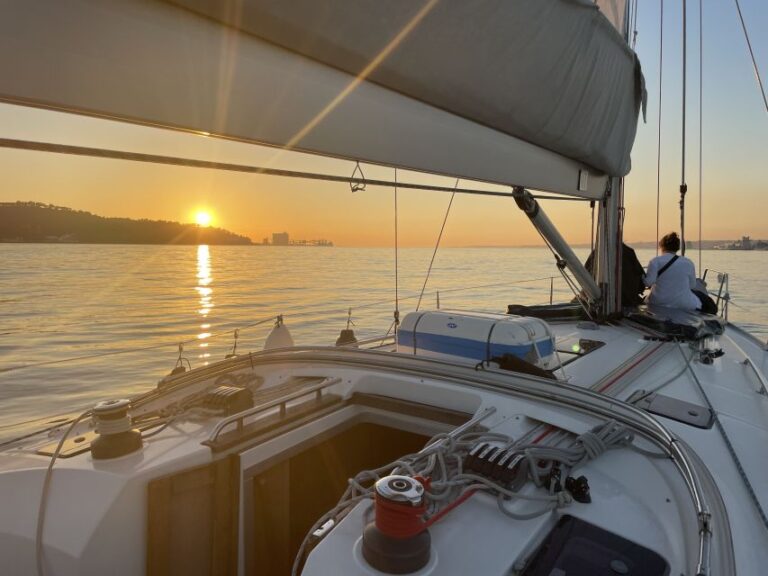 Lisbon: Sunset Sailing Boat Cruise With Wine Activity Overview