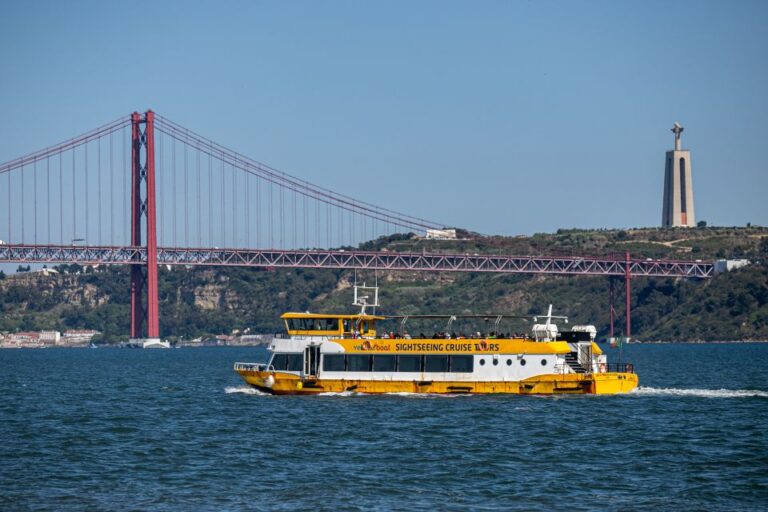 Lisbon: Tagus River Yellow Boat Cruise Cruise Overview