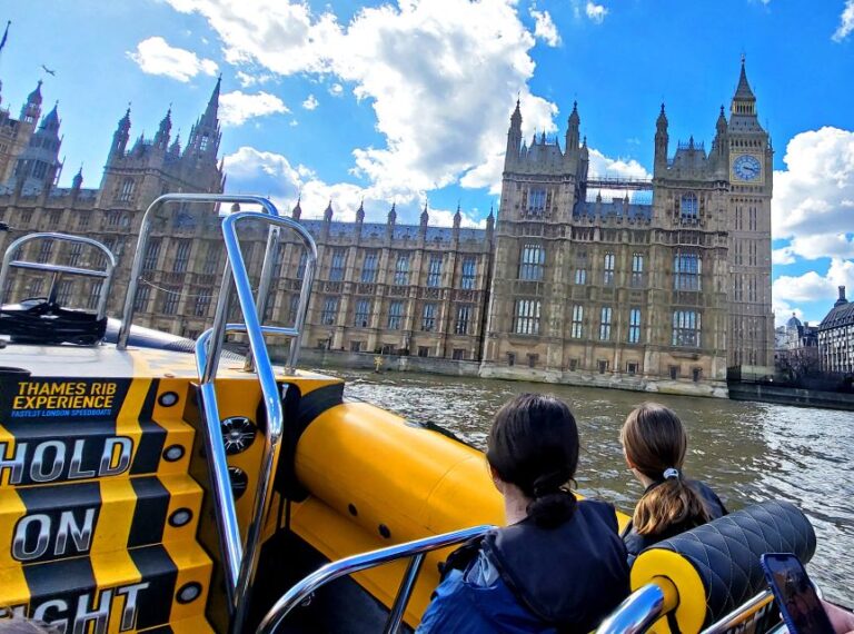 London: 70 Minute Thames Barrier Speedboat Tour Tour Overview