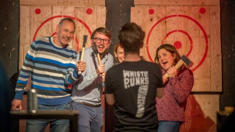 London: Urban Axe Throwing Experience Oxford Circus Exhilarating Axe Throwing Session