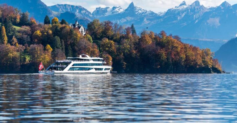 Lucerne: Lake Lucerne 1st Class Cruise With Gourmet Lunch Overview Of The Cruise Experience