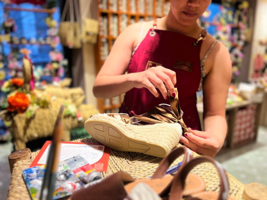 Make Authentic Espadrilles in Valencia - Overview of the Workshop