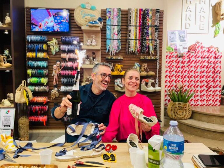 Make Traditional Espadrilles In Seville Overview Of The Workshop