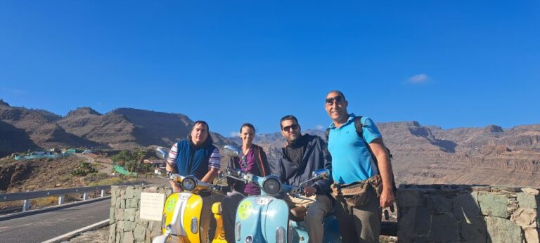 Maspalomas: Tour Of The Ayagaures On Old Electric Scooters Tour Overview