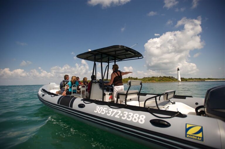 Miami: Guided Small Group Boat Tour + Iconic Stiltsville Explore Biscayne National Park