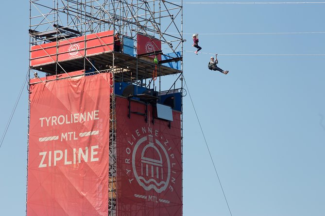 Montreal Zipline Adventure Climbing The 85 Foot Tall Tower