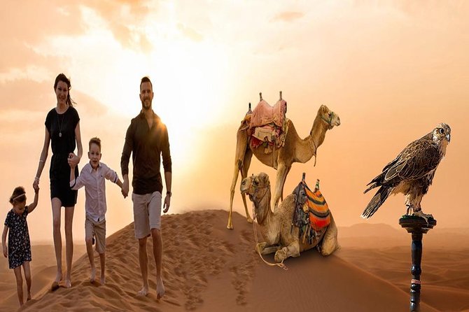 Morning Desert Safari Tour With Dune Bashing, Sand Boarding, Camel Ride Outdoor Adventure In Dubais Desert