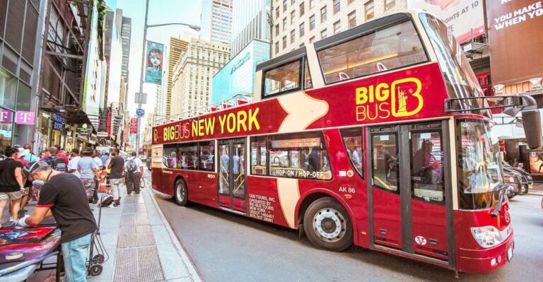 New York: Hop On Hop Off Sightseeing Tour By Open Top Bus Discover New Yorks History