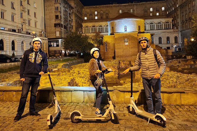 Night Sofia on an Electric Scooter - Guided Tour - Inclusions