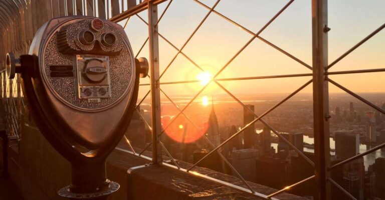 Nyc: Empire State Building Sunrise Experience Ticket Ticket Details