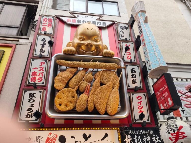 Osaka: Guided Walking Tour To Castle, Shinsekai, & Dotonbori Tour Overview