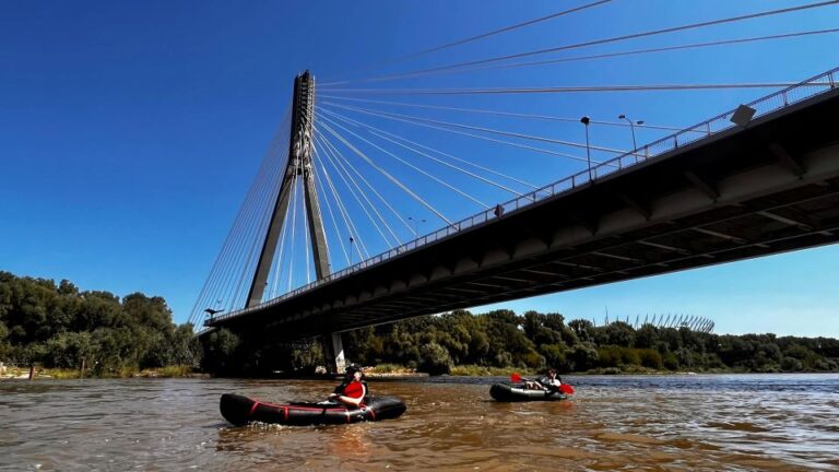 Packrafting Kayaking Guided Tour Vistula River Warsaw Poland Tour Overview