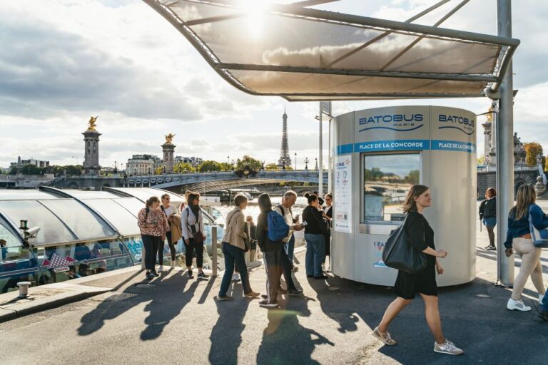 Paris: Batobus Hop On Hop Off Sightseeing Cruise Explore Paris At Your Pace