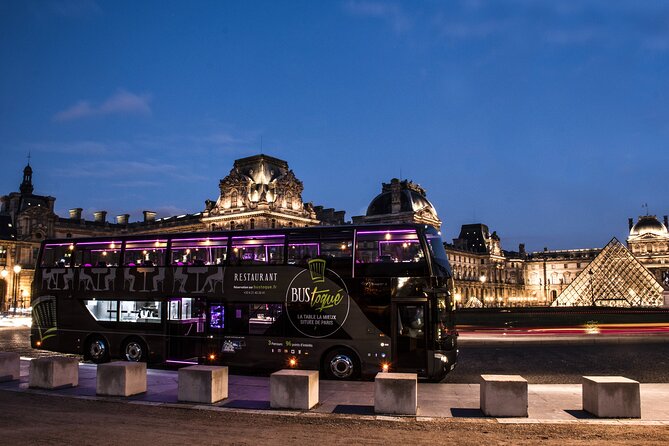 Paris Dinner Bus Toque With Champagne From Champs-Elysees - Unique Culinary Experience