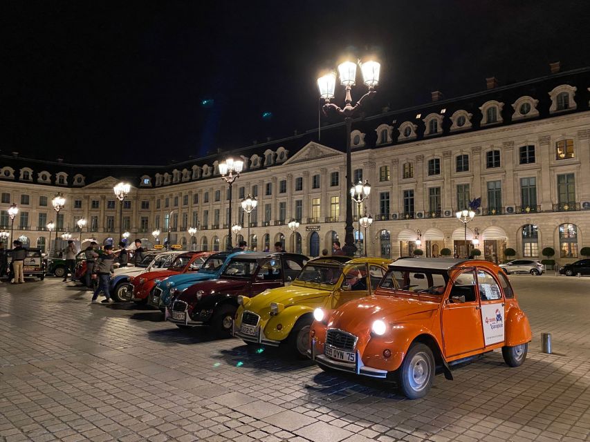 Paris: Private Guided City Tour at Night in Citroën 2CV - Tour Overview