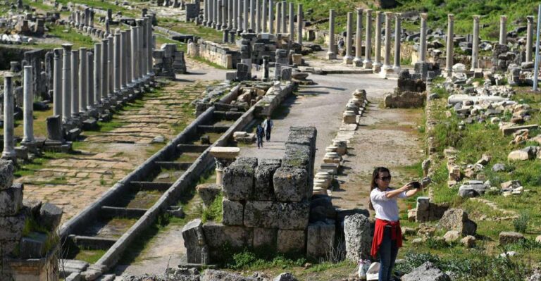 Perge, Aspendos & City Of Side Full Day Tour From Antalya Exploring Perges Ancient Ruins