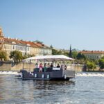 Prague: Private Cycle Boat River Tour With Beer Or Prosecco Tour Overview