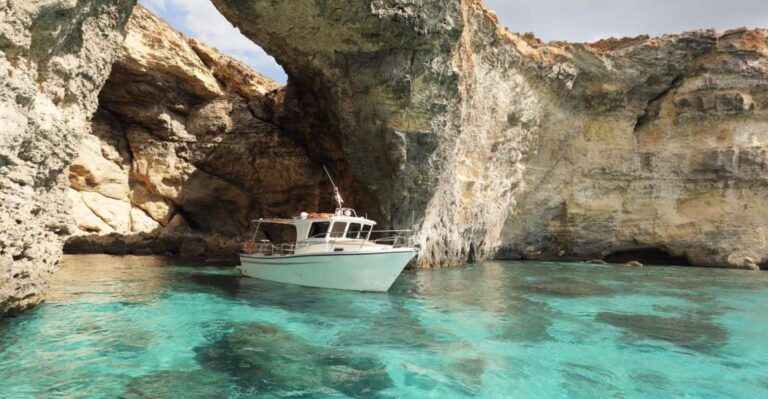 Private Boat Trips,comino, Blue Lagoon, Crystal Lagoon& Gozo Trip Overview