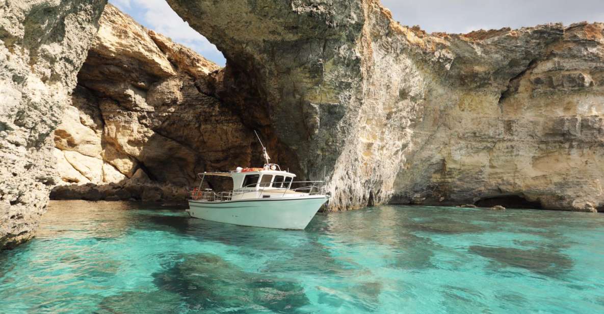 Private Boat Trips,Comino, Blue Lagoon, Crystal Lagoon& Gozo - Trip Overview