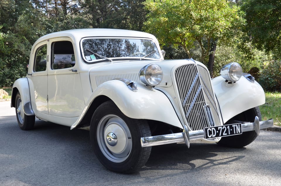 Private Half-Day Tour of the French Riviera in a Vintage Car - Vintage Citroën Traction Avant Car