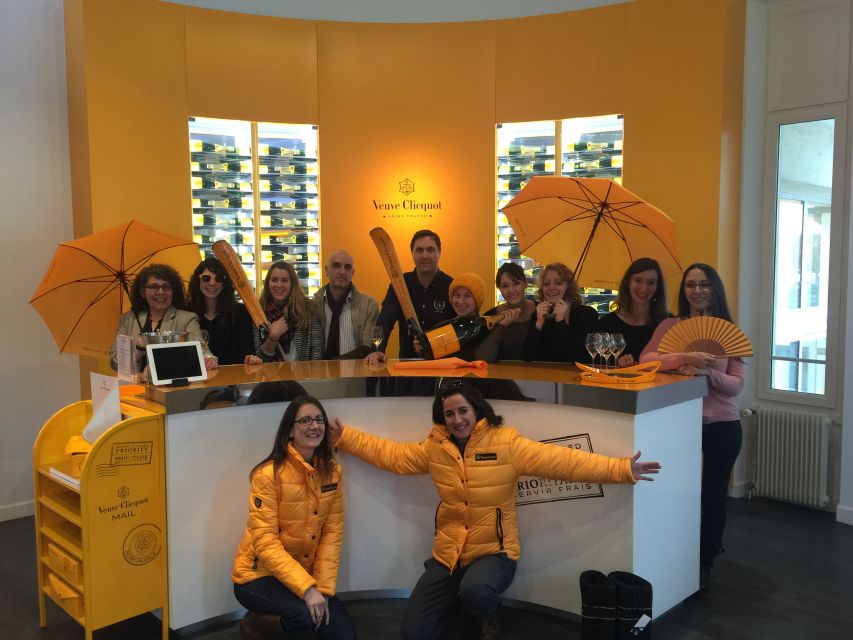 Reims/Epernay: Private Veuve Clicquot Champagne Tasting Tour - Tour Details