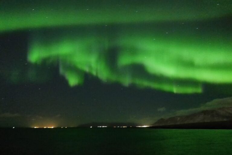 Reykjavik: 2 Hour Northern Lights By Boat With Backup Plan Overview