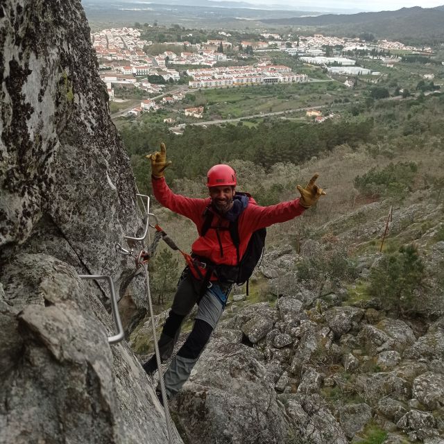 Rope Assisted Climbing Castelo De Vide Activity Overview