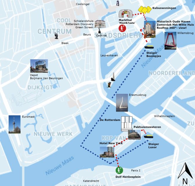 Rotterdam: De Rotterdam, Cube Houses, Water Taxi, and Markthal - Tour Overview