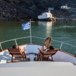 Santorini: Motor Yacht Private Cruise With 5 Course Meal Cruise Overview And Inclusions